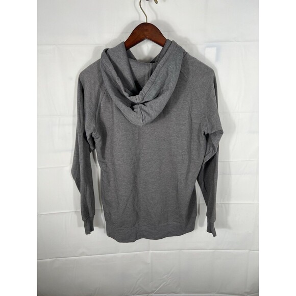 The North Face Womens Pullover Hoodie Size L Gray Purple‎ Logo Sweatshirt - Picture 7 of 7